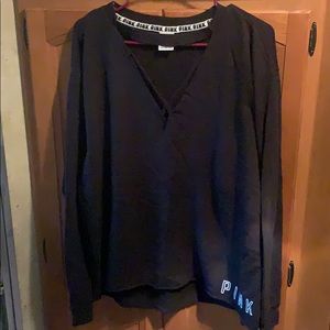 Long sleeve cut neck